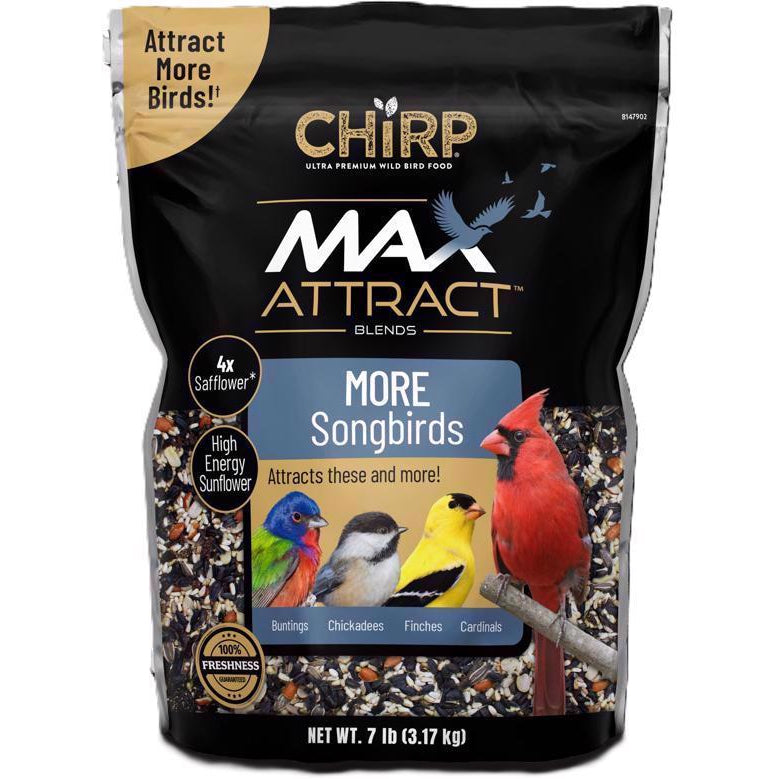 Chirp MAX Attract Wild Bird Seed Blends - 7 lb. & 8 lb.
