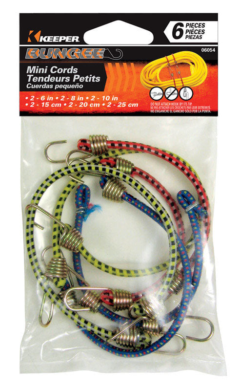Keeper Braided Bungee Cords - Bare Hook