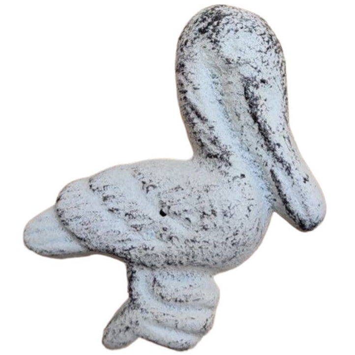 CB Home White Cast Iron Pelican Drawer Pull - 2" x 2.25"