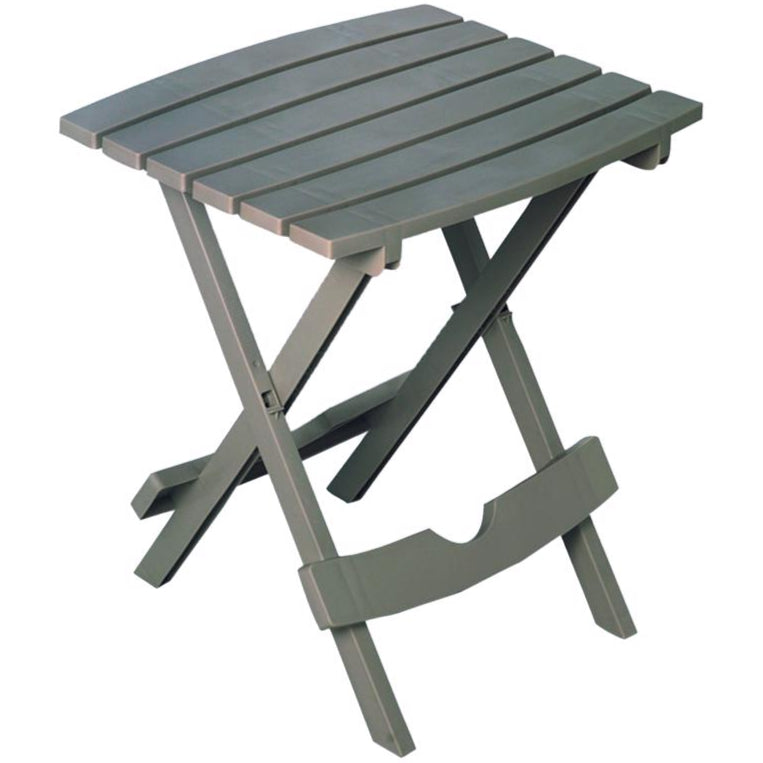 Adams Quik-Fold Resin Side Table - 15.25" x 17.5"