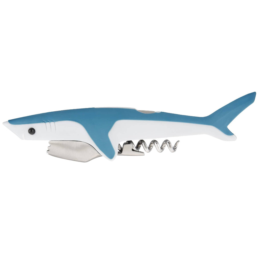 TRUE Zoo Shark-Shaped Folding Corkscrew & Bottle Opener