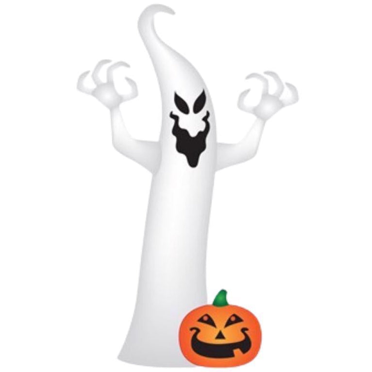 9' Inflatable Light-Up Spooky Ghost