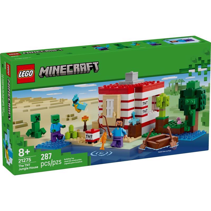 Lego Minecraft TNT Jungle House - 287 pc.