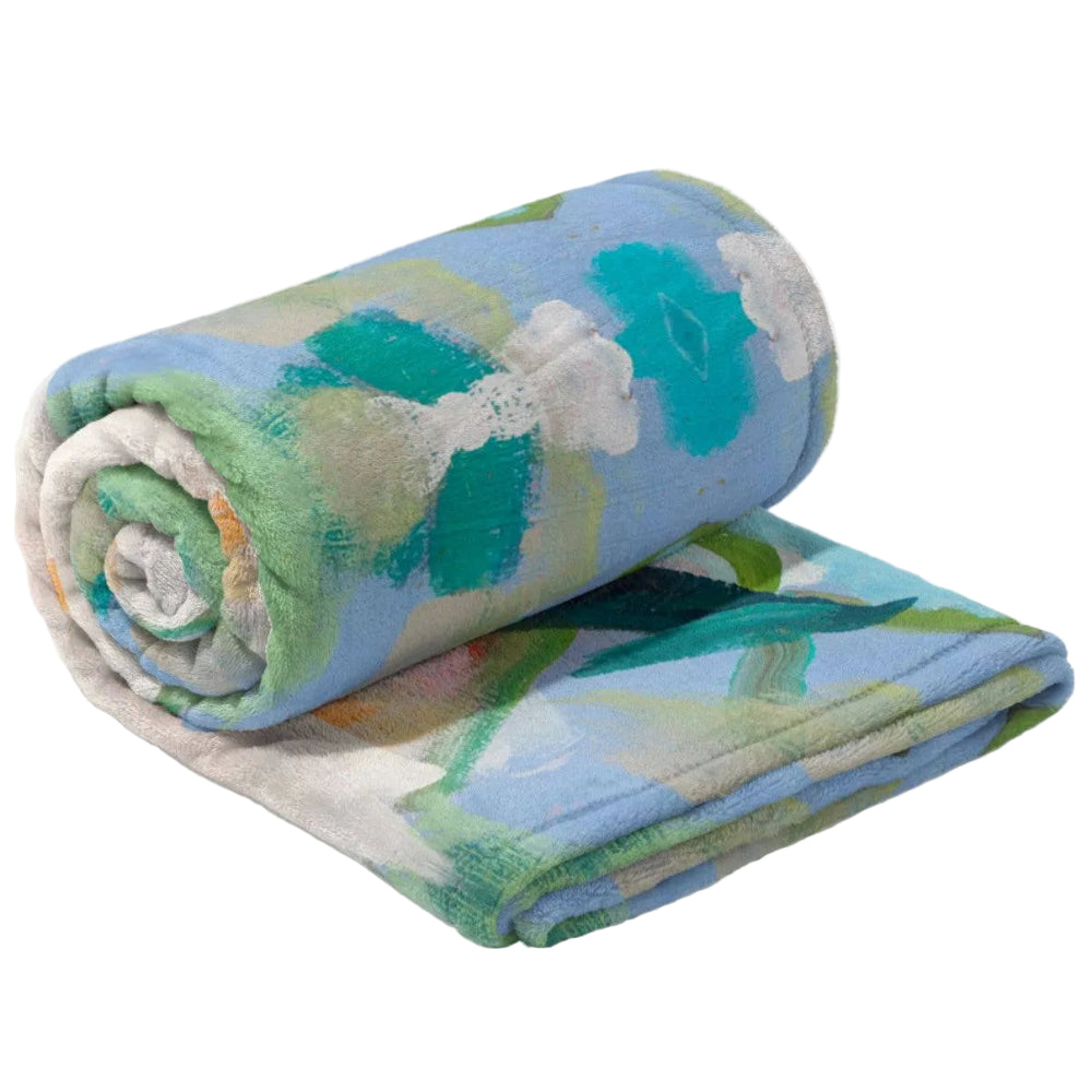 Laura Park Fleece Island House Blanket - 50" x 60"