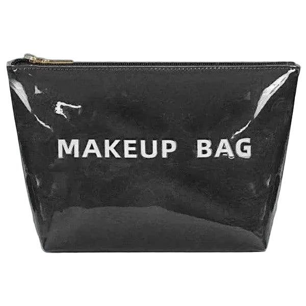 Nash Grey Glossy Vinyl Makeup Bags