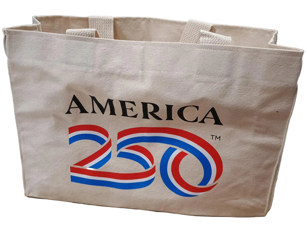 America250 Cotton Canvas Tote - 11" x 14.5"