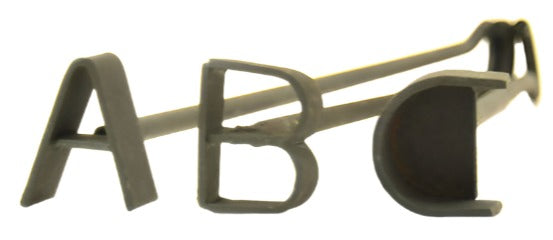Universal Ironworks Single Letter & Country Icon BBQ Branding Irons