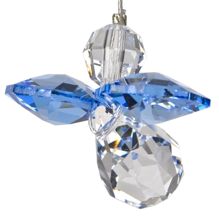 Crystal Birthstone Guardian Angel Suncatchers - 1"