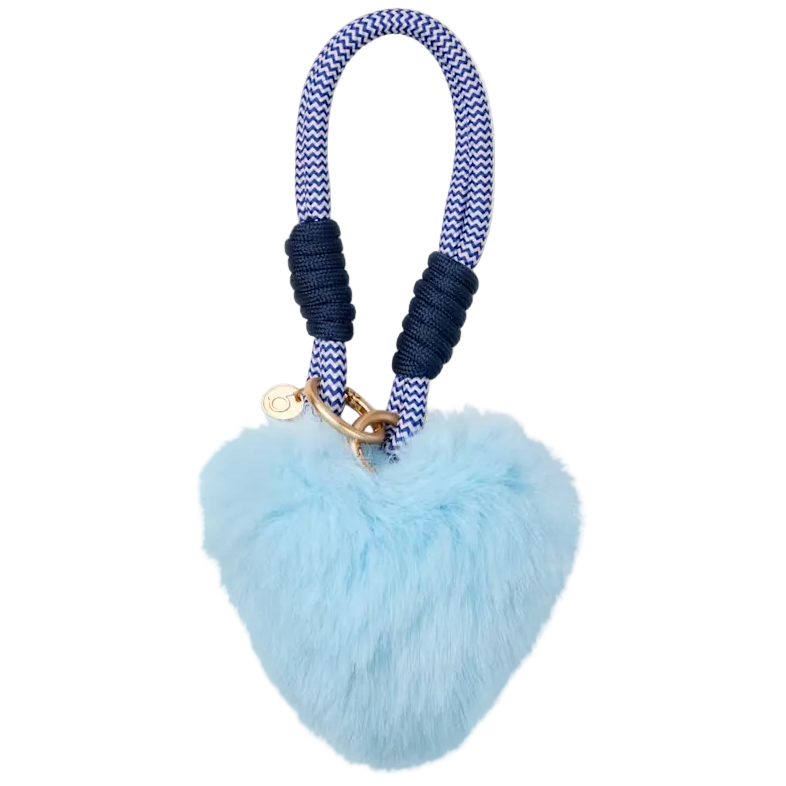 BOGG'd & Charmed Heart-Shaped Pouf Keychain - 3"