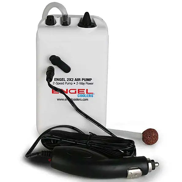 Engel 2X2 Dual-Speed Battery Air Pump for Live Bait Coolers