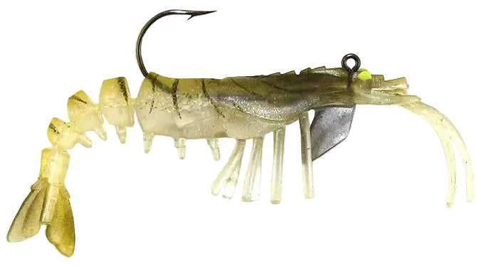 Egret Vudu Jumbo Shrimp 4" Pre-Rigged Soft Lures - 2 pc.
