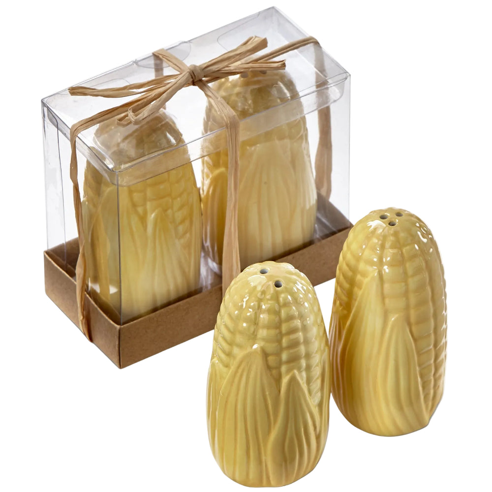 TAG Glazed Stoneware Summertime Salt & Pepper Shakers - 2 pc.