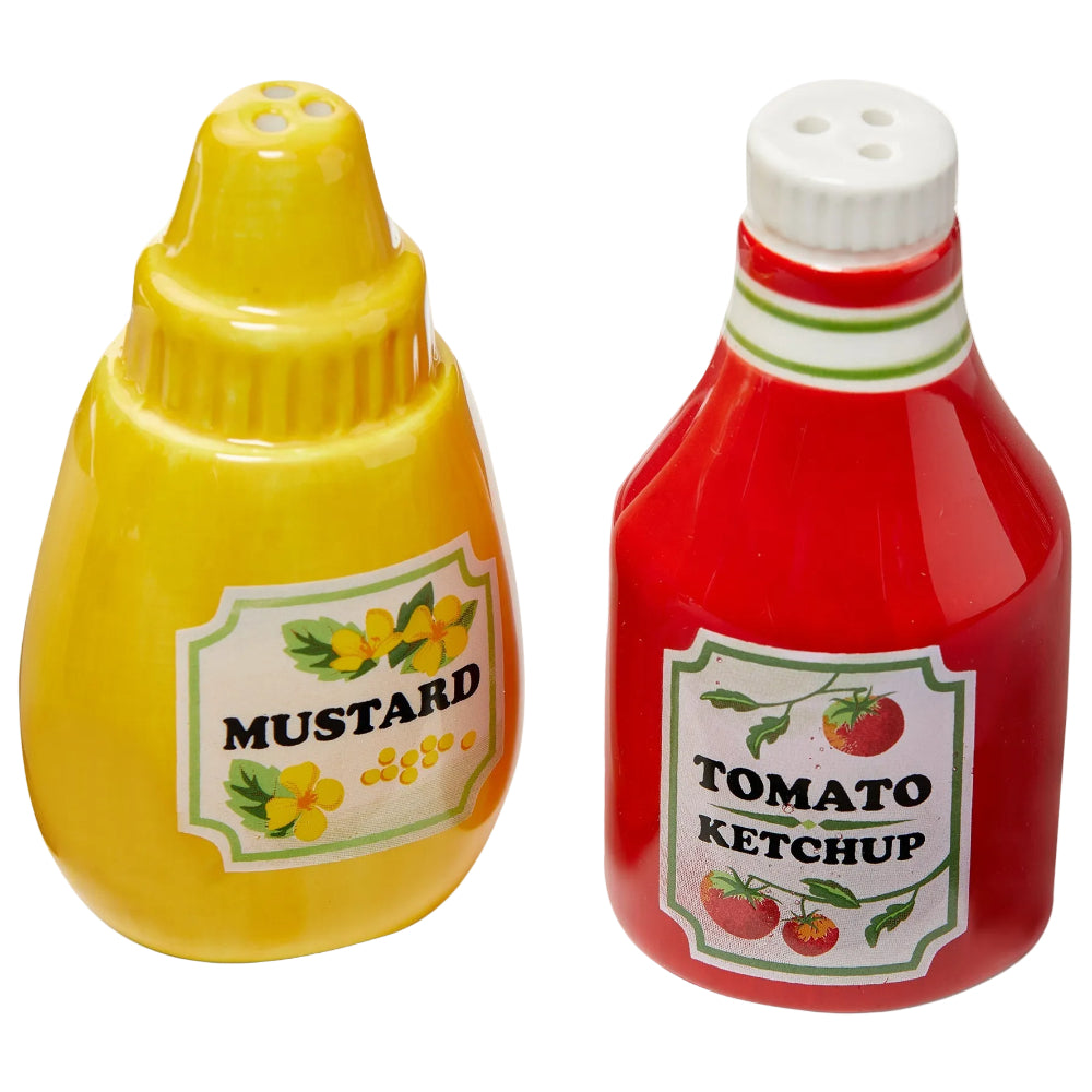TAG Glazed Stoneware Summertime Salt & Pepper Shakers - 2 pc.