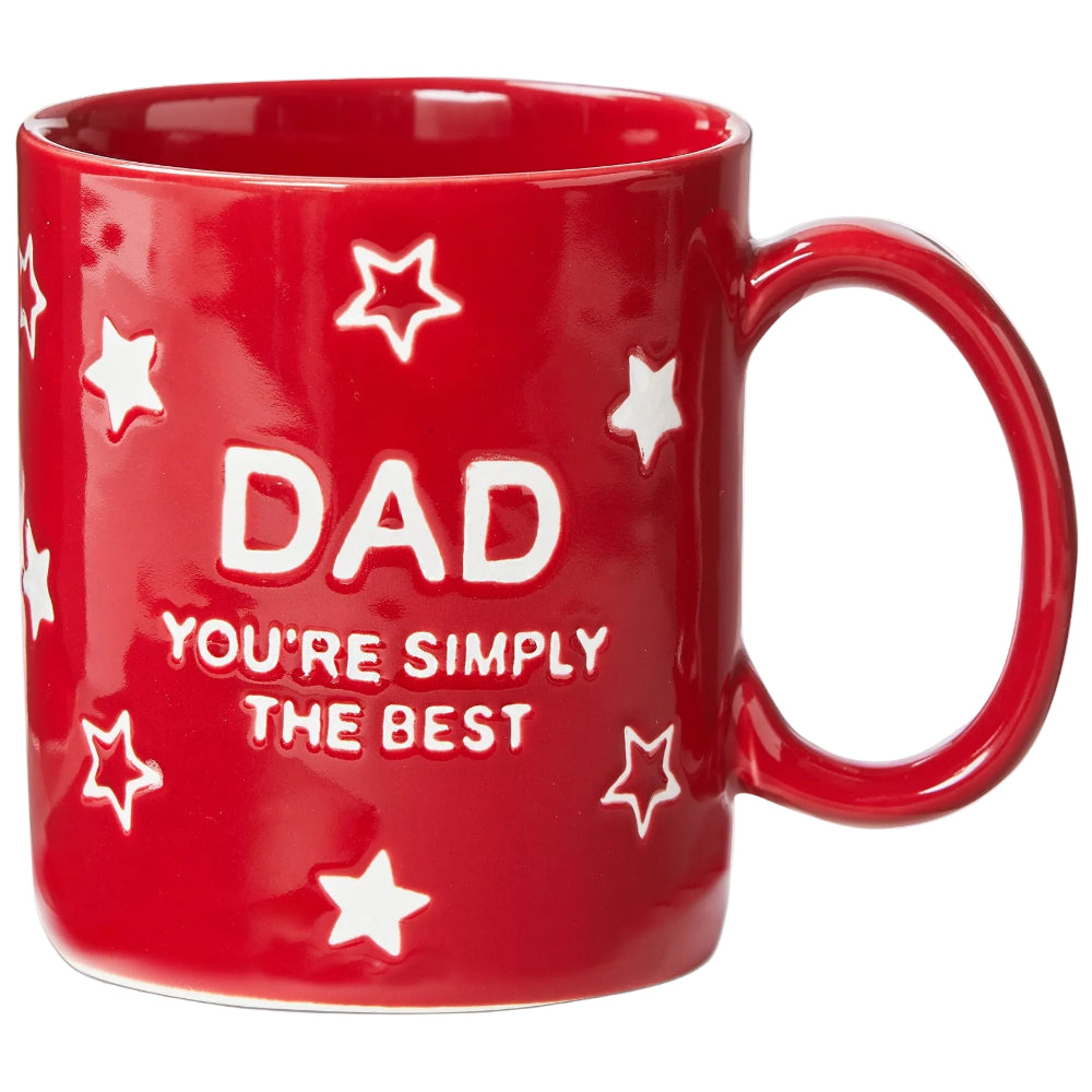 TAG "Dad / Simply the Best" Stoneware Coffee Mug