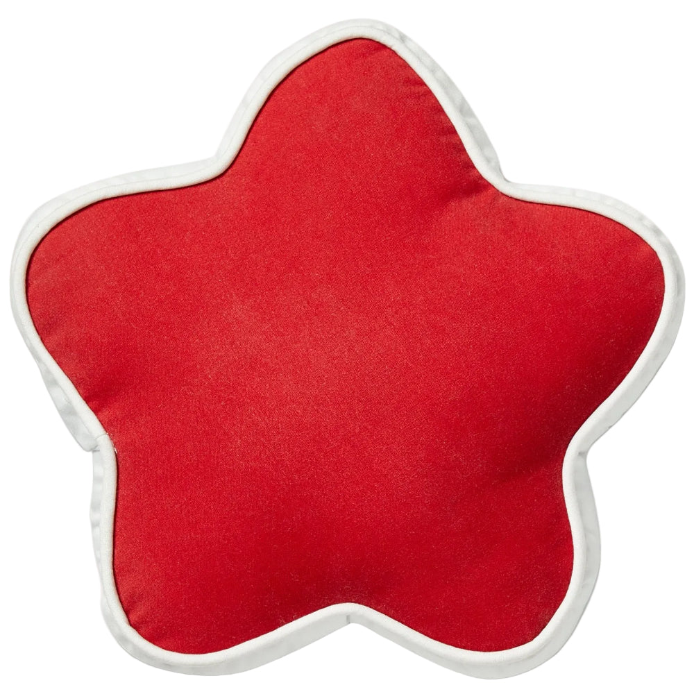 TAG Red & Blue Reversible Star-Shaped Polyester Pillow - 12" x 12"