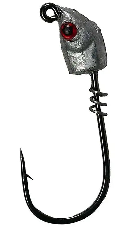 Hogie's Spring Head Gamakatsu Black Nickel Jigheads (3/0) - 3 pc.