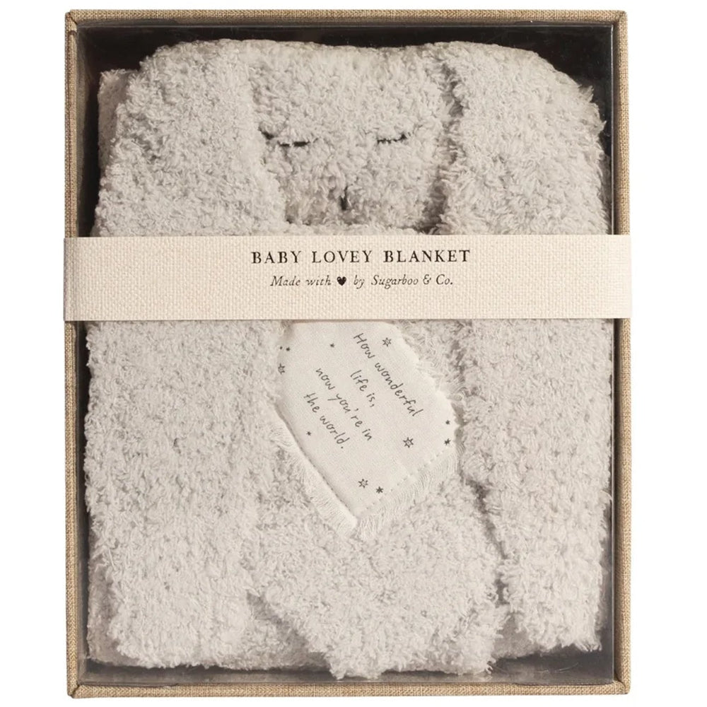 Sugarboo & Co. Lovey Bunny Blanket - 15" x 16"