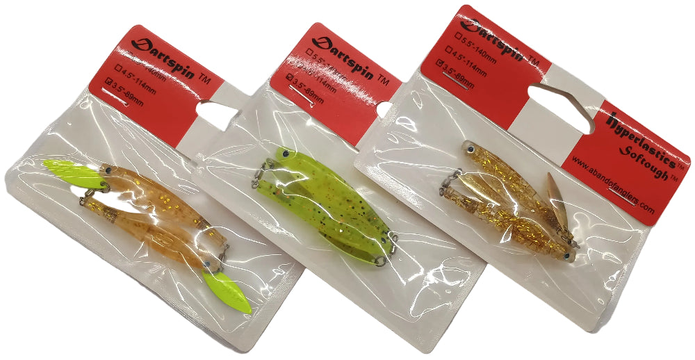 Hyperlastics Dartspin 3.5" Soft Lures - 2 pc.