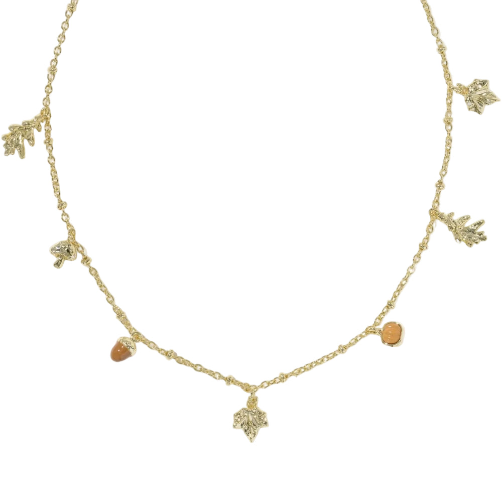 Kendra Scott Gold Autumn Charm Necklace
