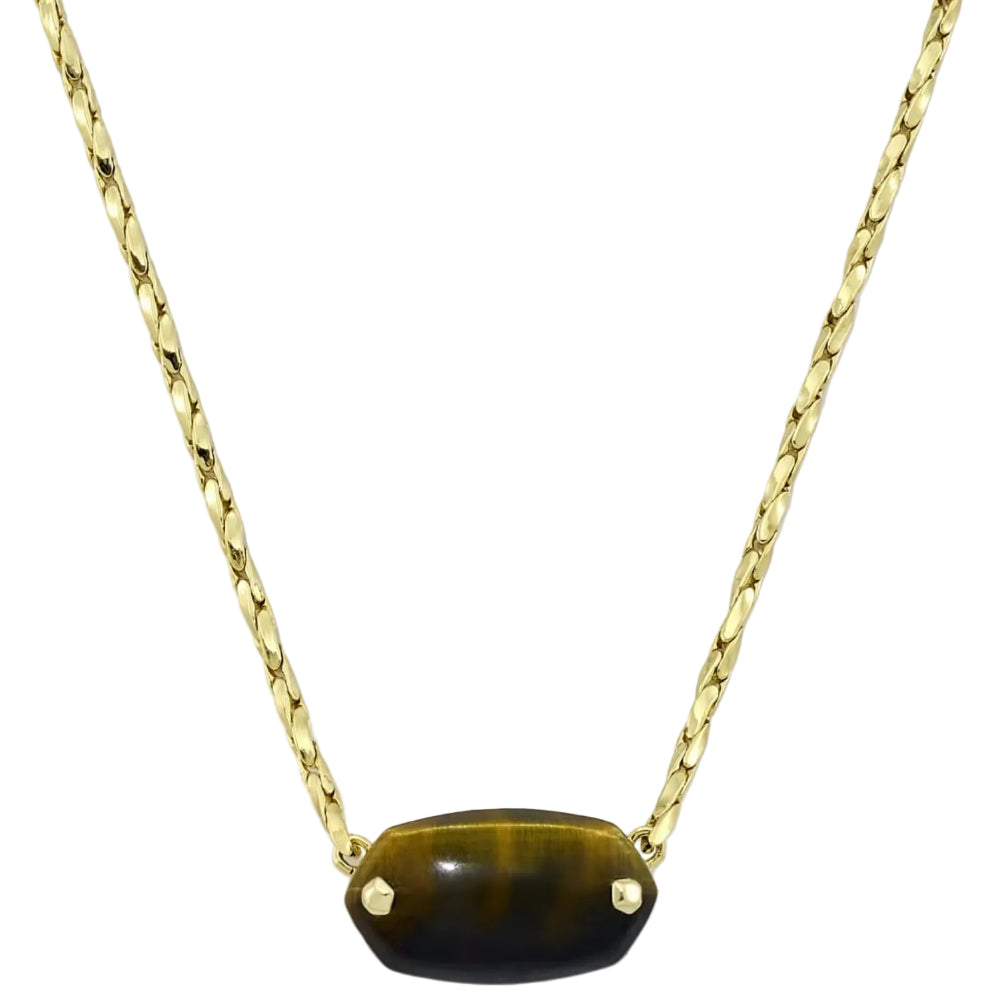 Kendra Scott Elisa Gold Riveted Short Pendant Necklace