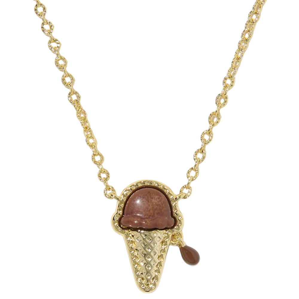 Kendra Scott Gold Ice Cream Pendant Necklace