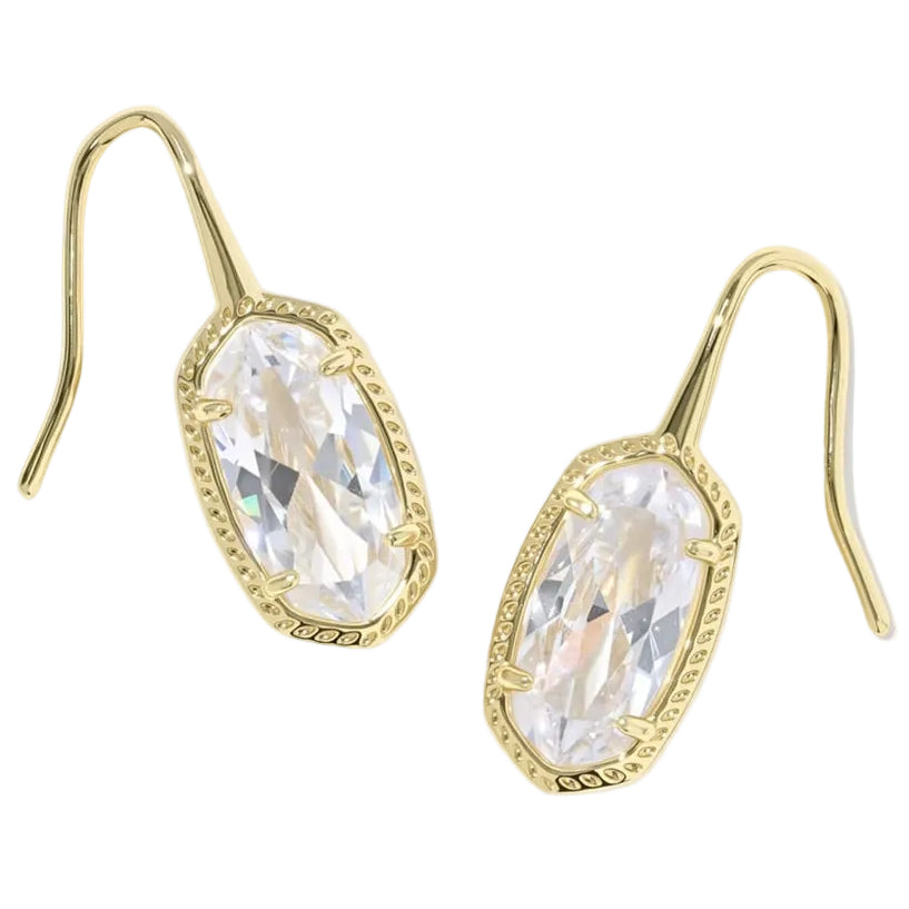 Kendra Scott Lee Luxe Gold Drop Earrings