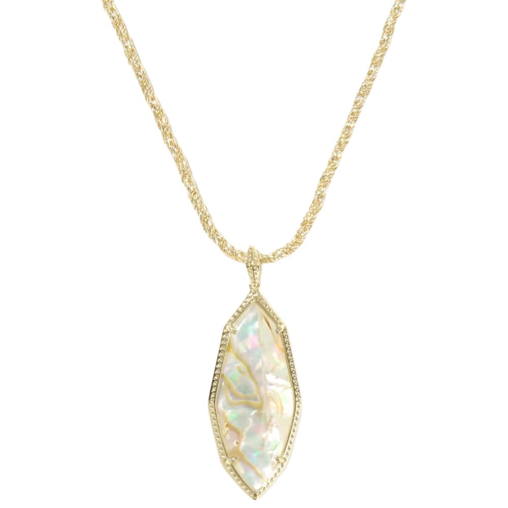 Kendra Scott Ophelia Gold Large Long Pendant Necklace
