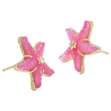 Kendra Scott Parker Starfish Gold Stud Earrings