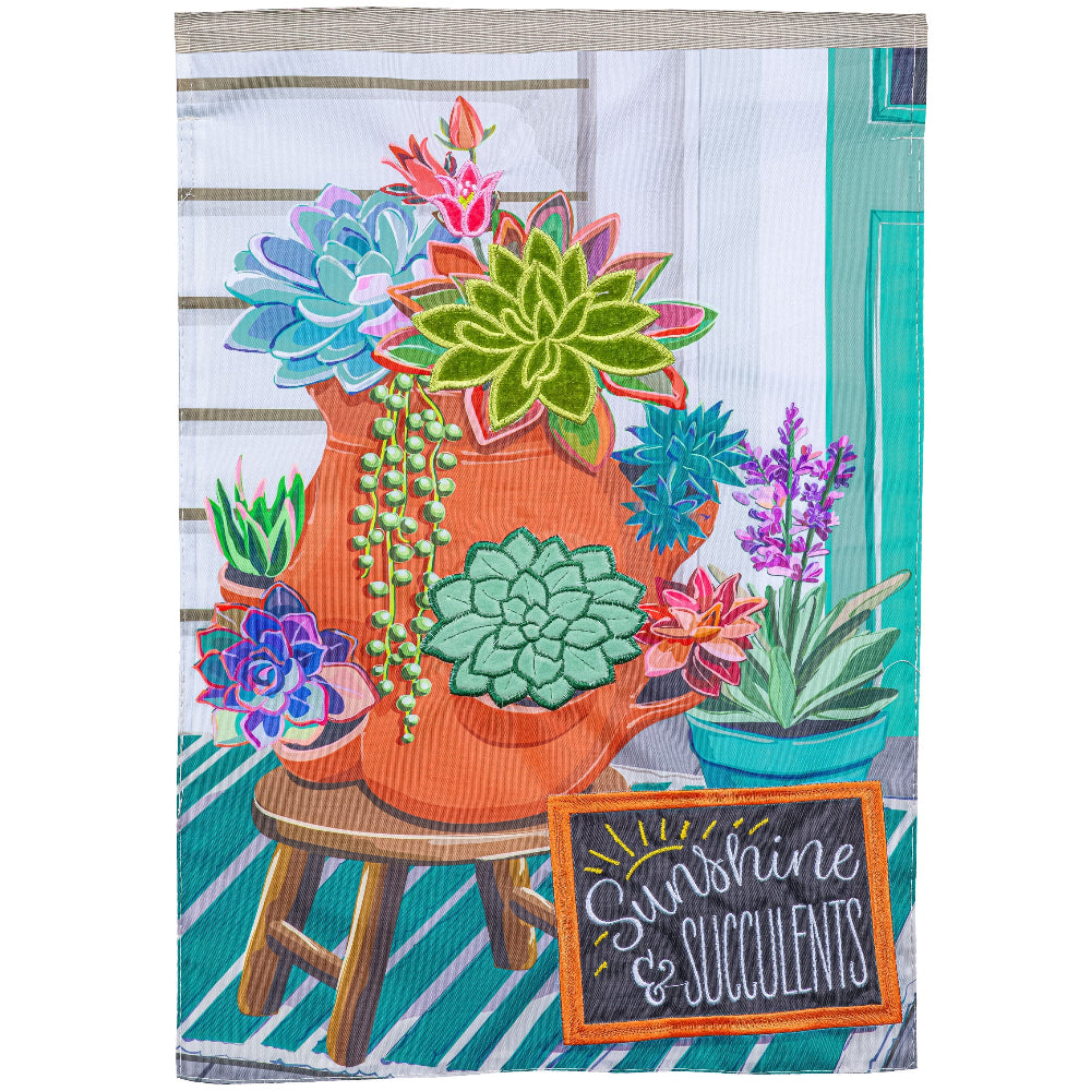 Evergreen Floral Themed Garden Flags - 12.5" x 18"