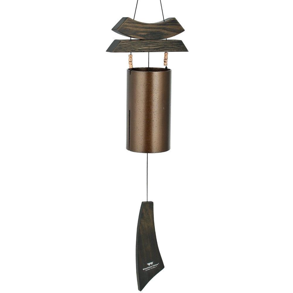 Woodstock Pine & Copper Dharma Cowbell Chime - 28"