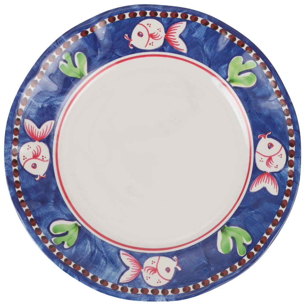 Vietri Melamine Campagna Pesce Dinner Plate - 10"