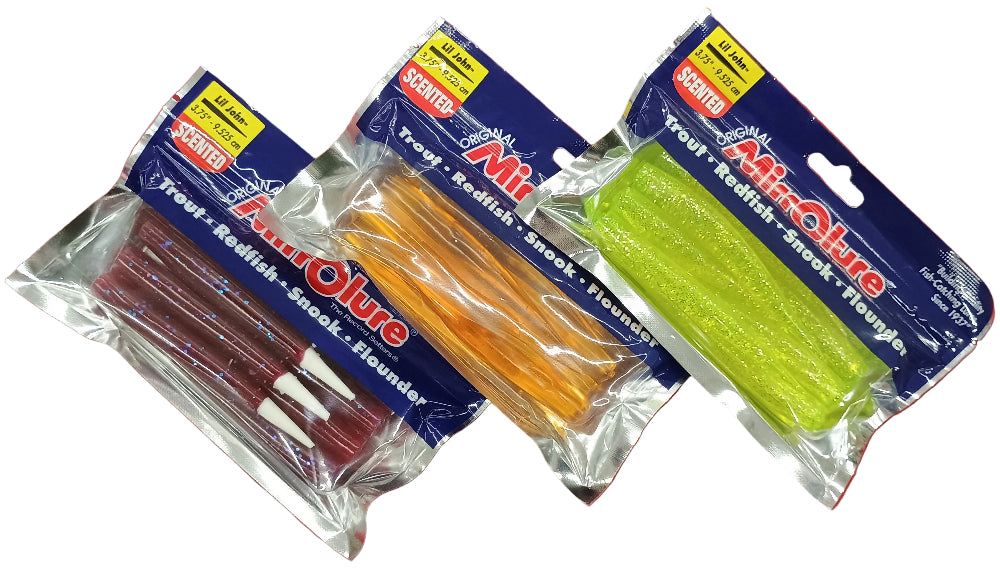 Mirrolure 3.75" Lil' John Scented Soft Lures - 8 pc.