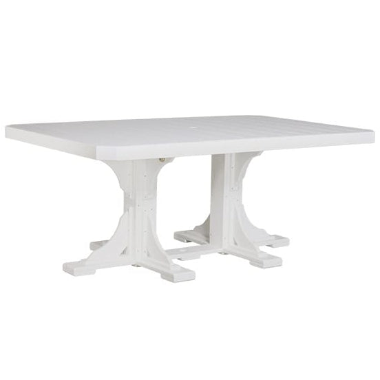 LuxCraft Polywood Outdoor Dining Table - 4' x 6'
