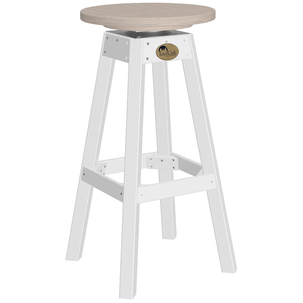 LuxCraft Polywood Swiveling Bar Stool