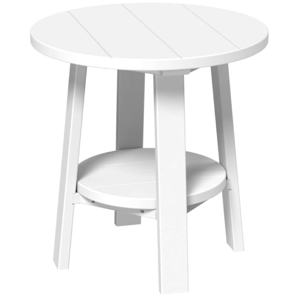 LuxCraft Polywood Deluxe Round End Table - 22" & 28"