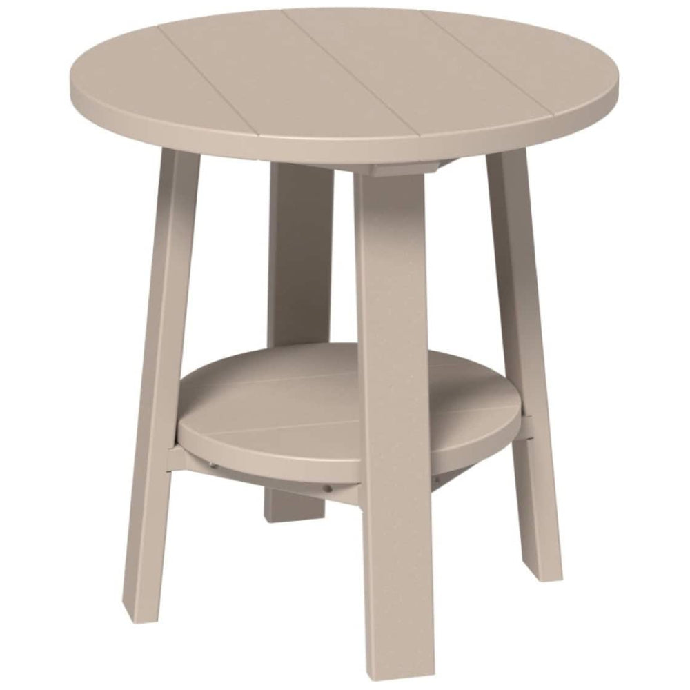 LuxCraft Polywood Deluxe Round End Table - 22" & 28"