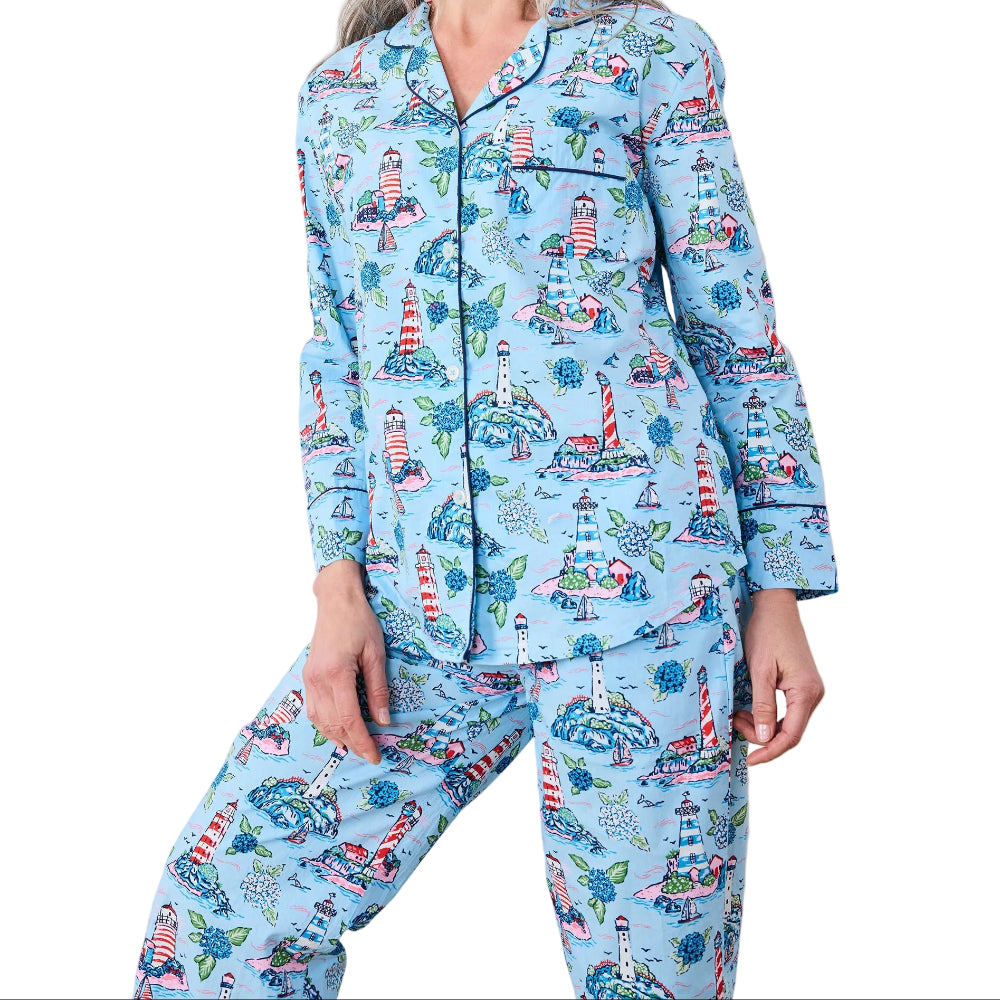Printfresh Lighthouse Keeper Long Pajama Set