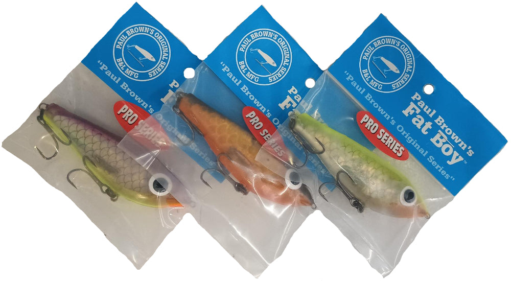 Paul Brown's Fat Boy Pro Suspending Soft Lures - 4"