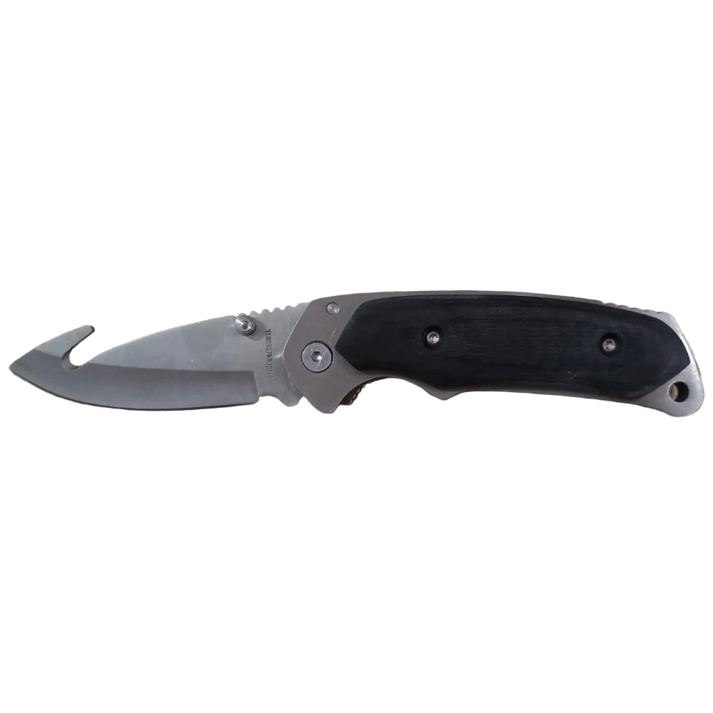 Marlin Stainless Steel Folding Guthook Field Knife - 3"