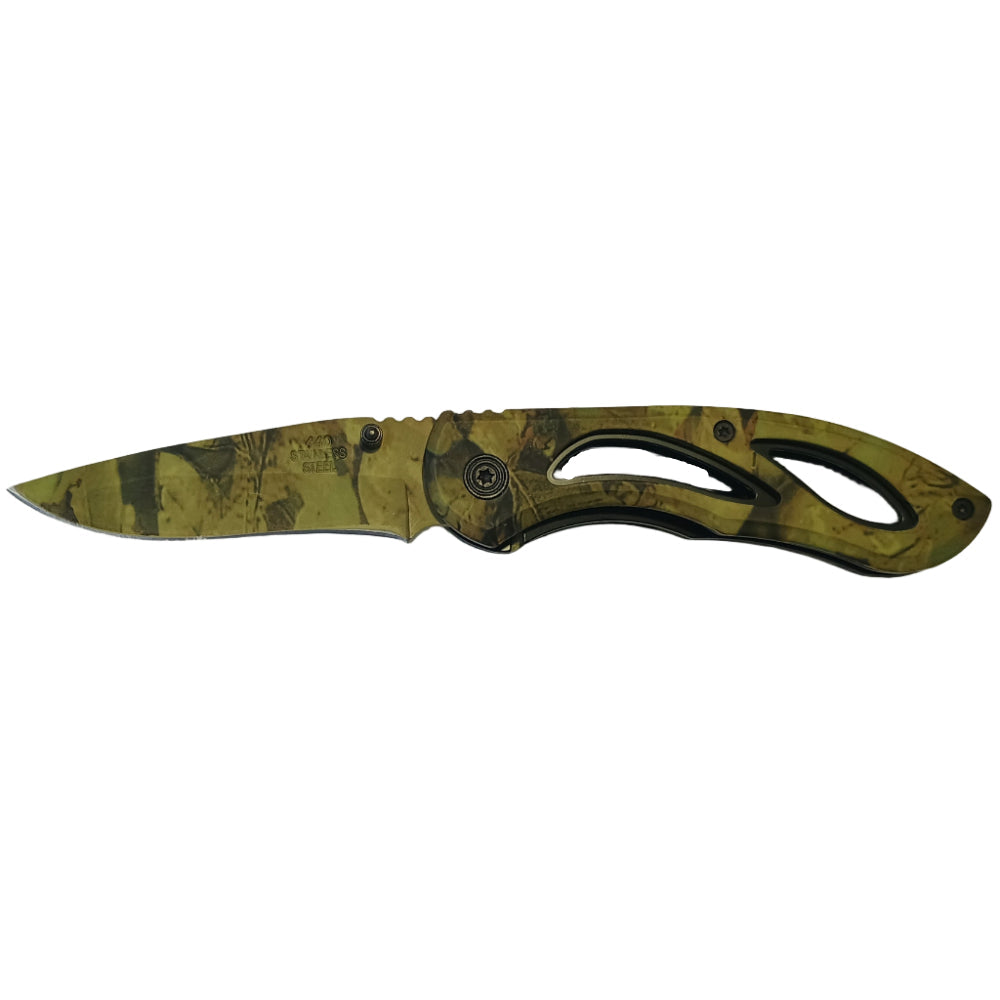 Marlin Stainless Steel Camo Pocket Knives