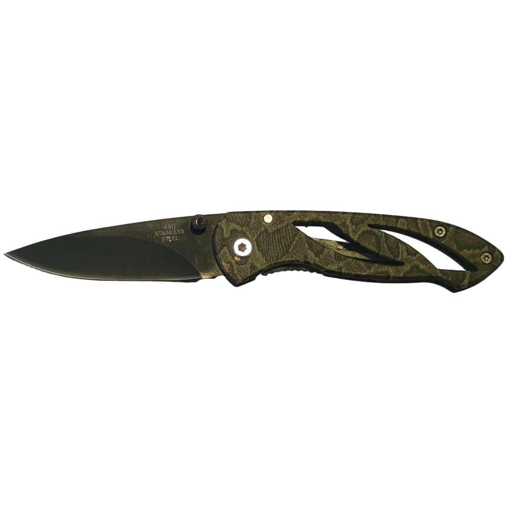Marlin Stainless Steel Camo Pocket Knives