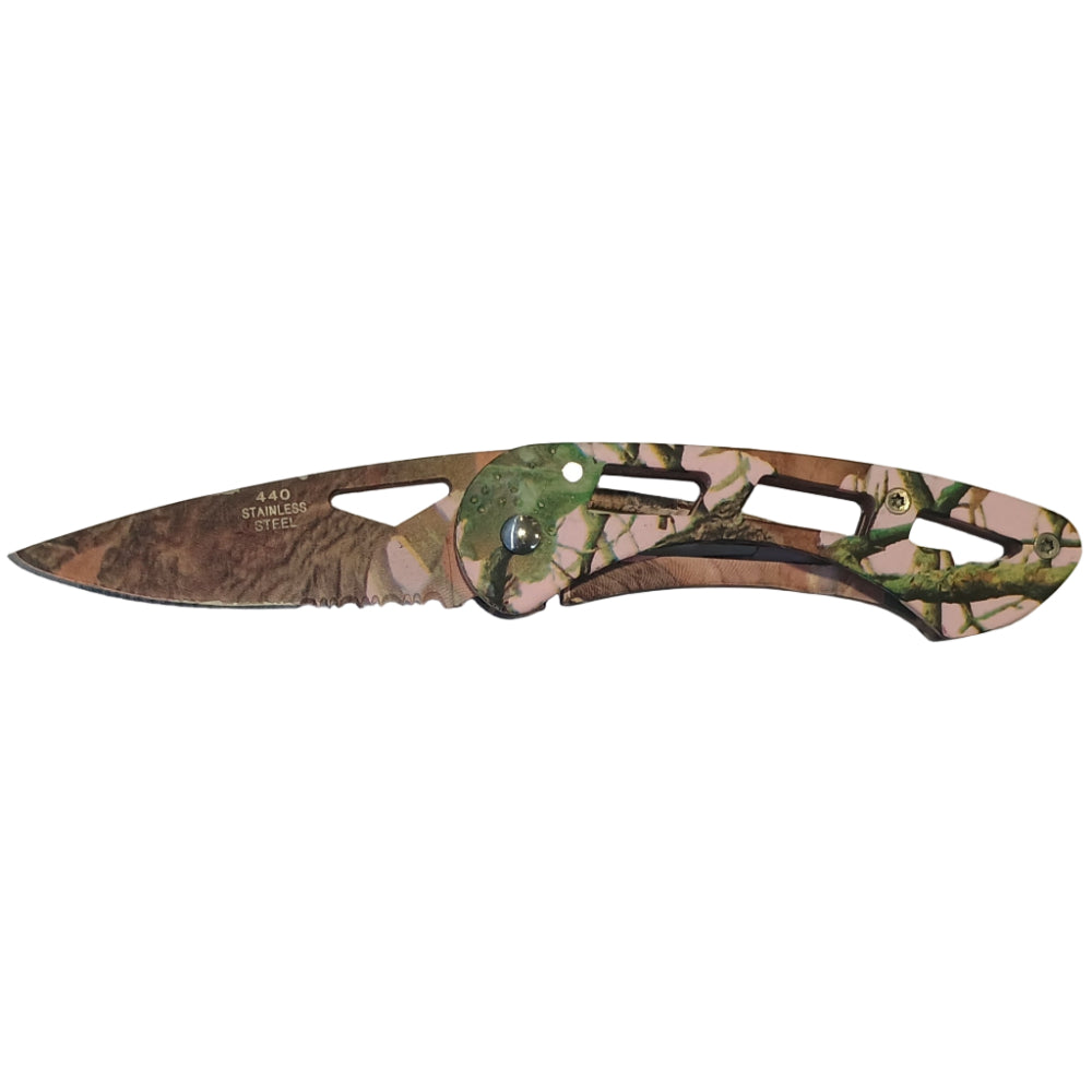 Marlin Stainless Steel Camo Pocket Knives