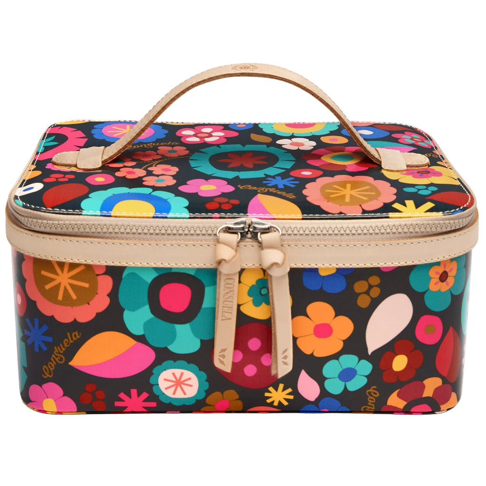 Consuela Train Case Cosmetic Bag