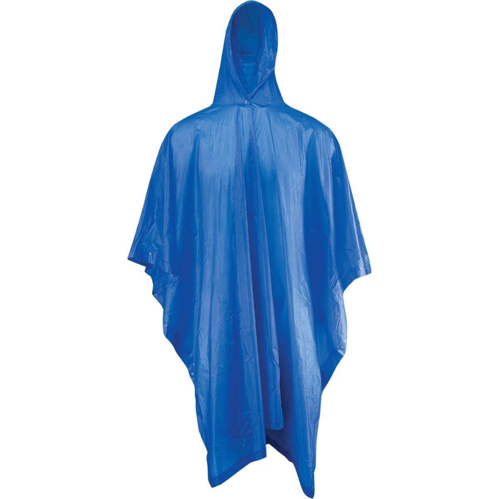 West Chester Blue PVC Rain Poncho (One Size)