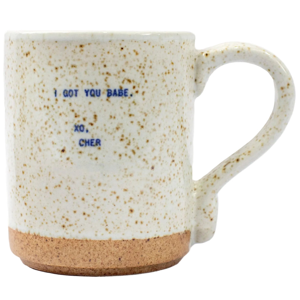 Sugarboo & Co. Ceramic Famous Singer Quote XO Mugs - 15 oz.