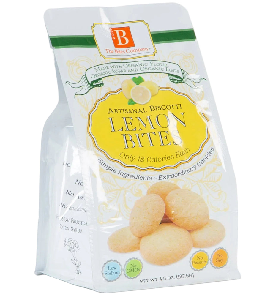 The Bites Co. Artisanal Biscotti Cookies - 1.25 oz. & 5 oz.