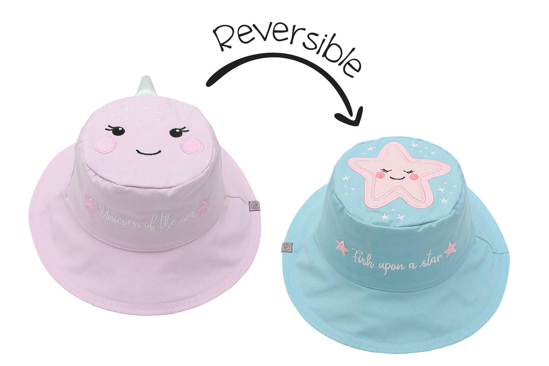 Flap Jacks Reversible Toddler & Youth Sun Hats
