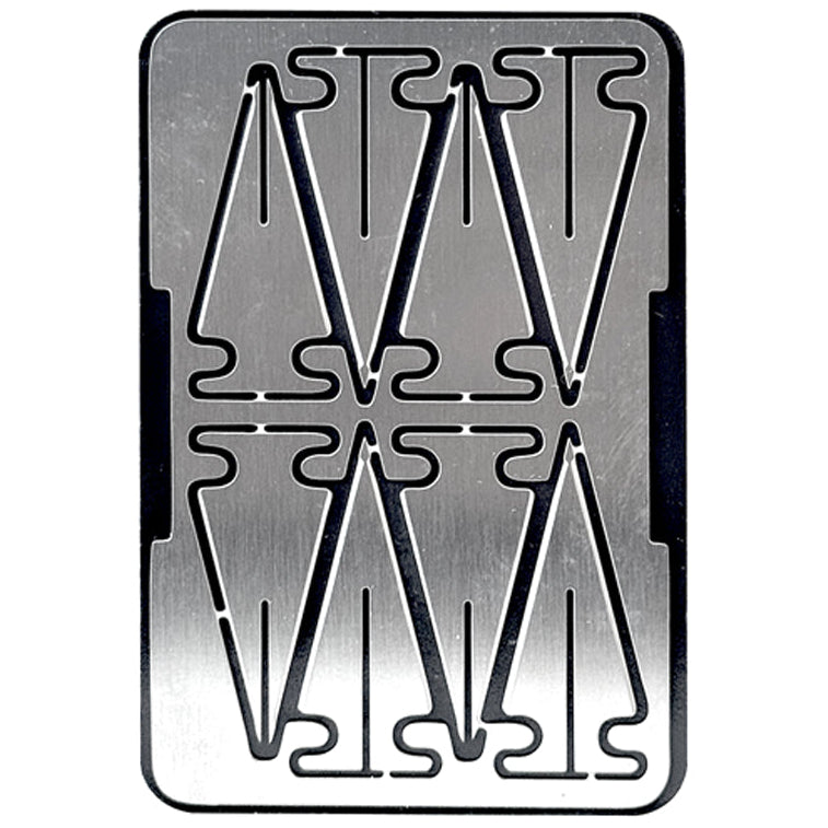 Lucky Jack's Stainless Steel Arrowhead Adventure Card