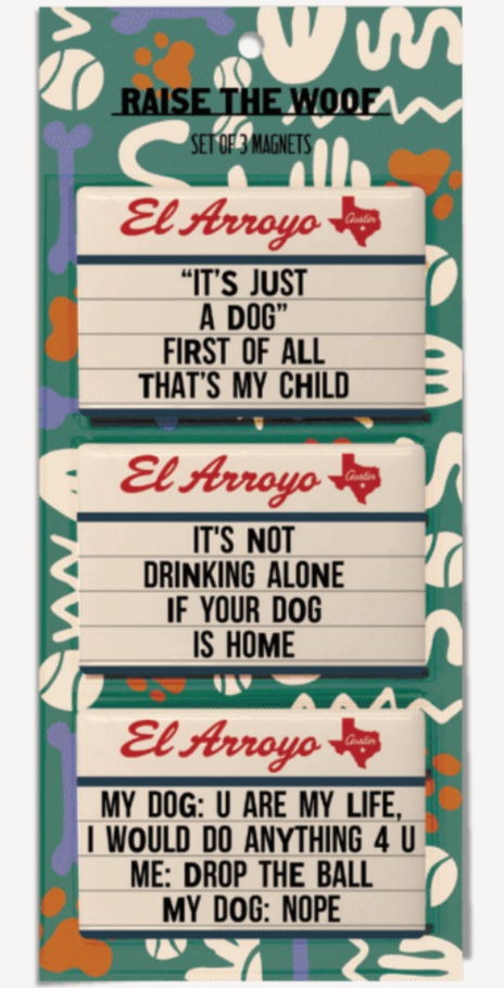 El Arroyo Iconic Signs Fridge Magnets - 3 pc.