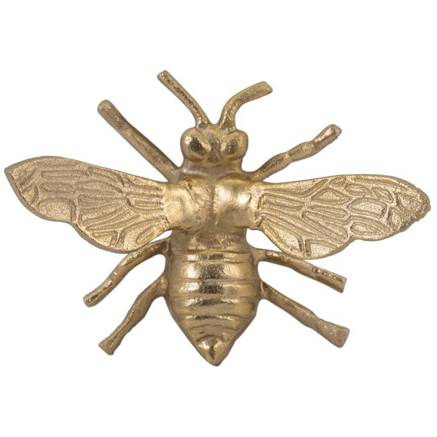 Sagebrook Gold-Toned Metallic Bee Figurine - 8"